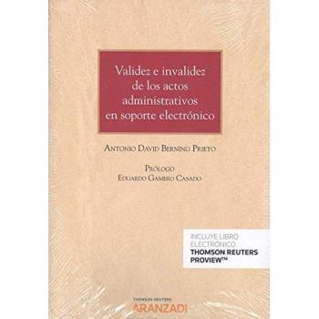 Validez e invalidez de los actos administrativos en soporte electronico papel ebook monografia