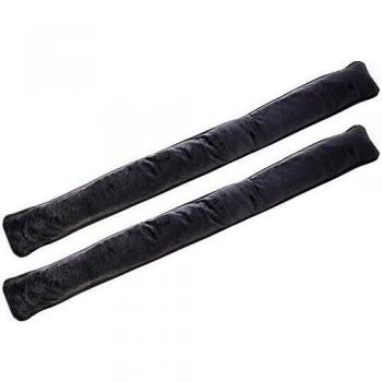 com-four® 2X Cojín para Puertas y Ventanas - Burlete Aislante - Protección contra Corrientes de Aire y Ruido - Tope Aislante de Microfibra - 85 x 9 cm