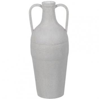 Jarrón Blanco Hierro 18,5 x 18,5 x 46 cm
