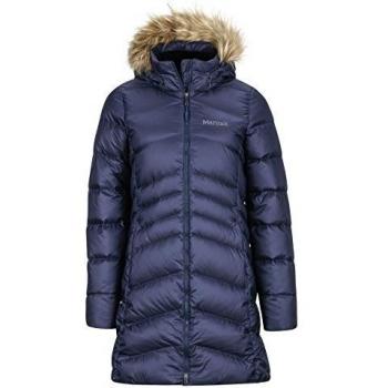 Marmot Wm's Montreal Coat Lightweight Insulated Down Jacket, 700 Fill Power, Outdoor Coat, Water Repellent Anorak, Windproof - Midnight Navy, Large