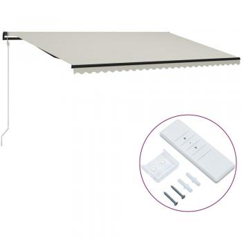 Toldo Retráctil Automático Color Crema 600x300 cm