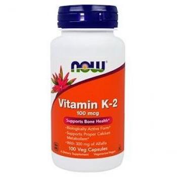 Vitamin K-2, 100mcg - 100 caps by Now Foods