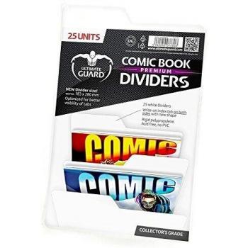 Ultimate Guard Premium Comic Book Dividers Separadores para Cómics Blanco (25)