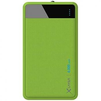 Batería Externa XLayer Colour Line 4000 mAh Verde Polímero de Litio