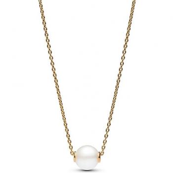 Pandora 14K Gold-Plated Freshwater Cultured Pearl Necklace 363167C01-45