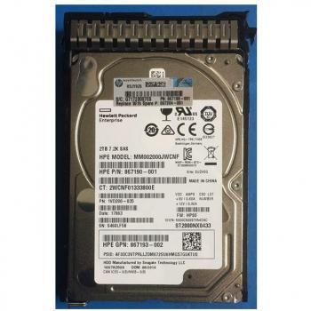 Disco Duro Interno HPE 2TB 12G 7.2K SFF SAS SC (2.5)