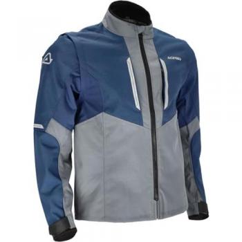 Acerbis Chaqueta de Cross X-Duro Azul-Naranja