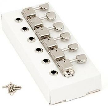 Nickel Kluson Style Guitar Tuning Machines Set - Fender American Vintage Replacement