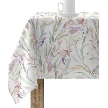 Mantel antimanchas con estampado de hojas