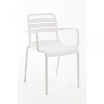 Silla de Jardín Belia con Brazos - Color Blanco