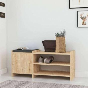 Zapatero Logan Roble Safir 100x44x35 cm