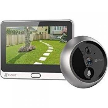 EZVIZ DP2C Smart Door Viewer con Pantalla LCD de 4.3 Pulgadas, Cámara Inalámbrica IP