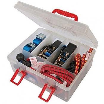 Juego de correas de sujeción y cuerdas elásticas, 16 piezas con custodia resistente Silverline
