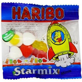 Haribo Starmix Mini Candy Bags, 16g - Bundle of 100
