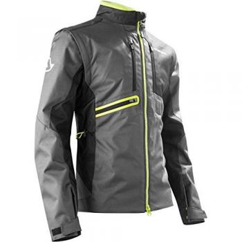 Acerbis Enduro One Chaqueta textil para motocicleta - Negro Amarillo (3XL)
