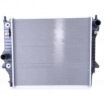 Radiador de refrigeración del motor NISSENS 66708, Aluminio, dimensiones: 572 x 508 x 26 mm, Aletas soldadas, compatible con JAGUAR XF Berlina