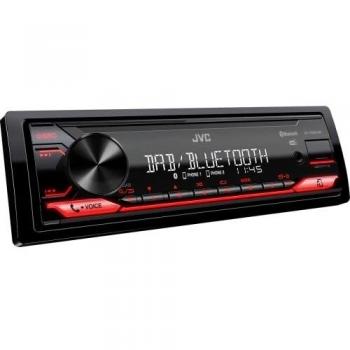 Receptor multimedia para coche JVC KD-X282DBT - Negro, 200 W, Bluetooth