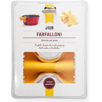 Monkey Business - Agarradores de Olla con Forma de Pasta farfalle