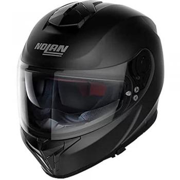 Nolan Casco Integral N80-8 Classic N-COM Flat Negro, talla S, color negro