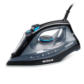 Plancha de Vapor 2400W con Suela de Cerámica, Golpe de Vapor 140g/min, Sistema Anti-Cal y Autoapagado