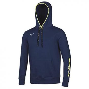 Mizuno Team Men's Grey Hooded Sweatshirt