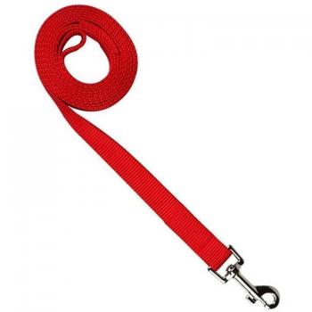 Correa de Nylon Roja-M 200Cm | Resistente y Segura con Agarre Cómodo para Paseos con tu Perro