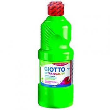 Tempera Pronta Giotto Extra Calidad 500ml Color Verde Oscuro