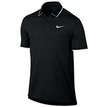 Nike M Nkct Dry Polo Team Camiseta de Manga Corta de Tenis, Hombre, Negro