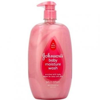 Johnson's Baby Moisture Wash, Enriched with Baby Lotion, 28 Ounce