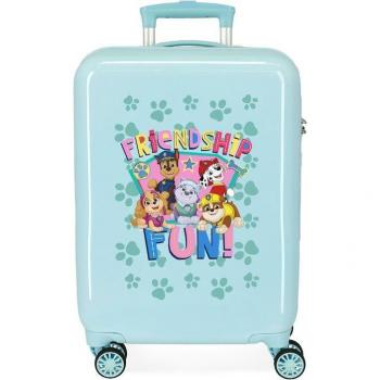 Maleta de Cabina Infantil Patrulla Canina Friendship Fun Rígida Turquesa 34L