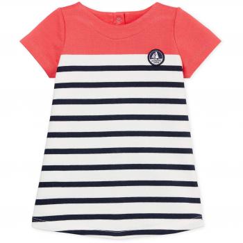 Petit Bateau Robe MC_4738602, Vestido para Bebés, Mehrfarbig