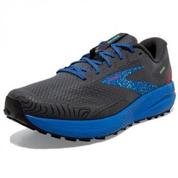 Zapatillas de trail Brooks Divide 4 hombre ebony/black/victoria blue 42.5