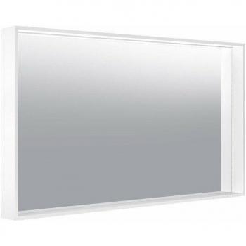 Espejo luminoso Keuco X-Line 1200x700x105mm blanco con calefacción y control DALI, 82+48W