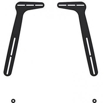 PureMounts PM-Sound-A - Soporte universal para barra de sonido / barra de sonido, compatible con VESA hasta 600x400, máx. Carga 15 kg, material acero 2,5 mm