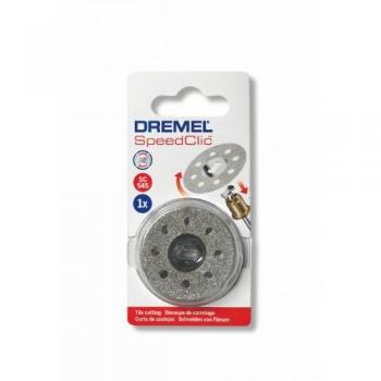 Dremel EZ SpeedClic SC545 Diamond Cutting Wheel, Rotary Tool Accessory with 38mm Cutting Diameter for Cutting Hard Materials