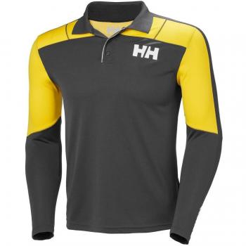 Helly Hansen HH LIFA ACTIVE LIGHT LS POLO - Polo térmico, Hombre, Negro