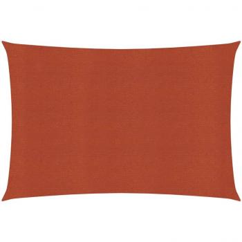 Toldo de vela terracota HDPE 160 g/m² 4x6 m