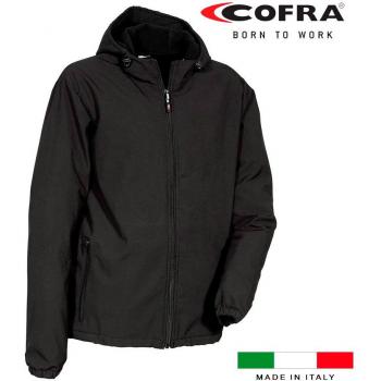 Cazadora Softshell Vannas Negro COFRA Talla S