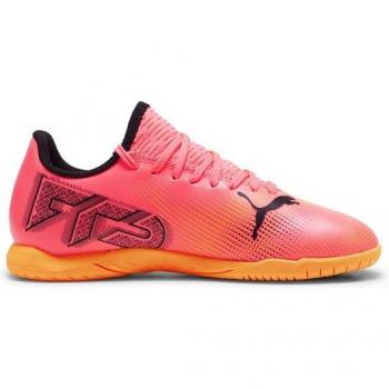 Puma - Zapatillas de fútbol sala para niños Future 7 Play IT Jr, color coral, talla 33