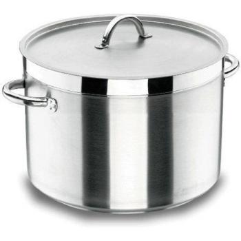Lacor - 54135 - Olla Baja Con Tapa Chef Luxe 36 Cm Inox