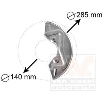 Van Wezel 5826371 protector de disco de freno