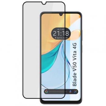 Protector de Cristal Templado Completo 5D Full Glue Negro para Zte Blade V50 Design 4G