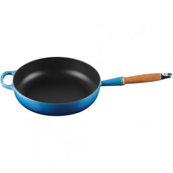 Sartén alta de hierro con mango de madera Le Creuset