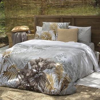 Funda Nórdica Gio 140x200 cm, Algodón 200 Hilos con Cierre de Botones para Cama de 80 cm
