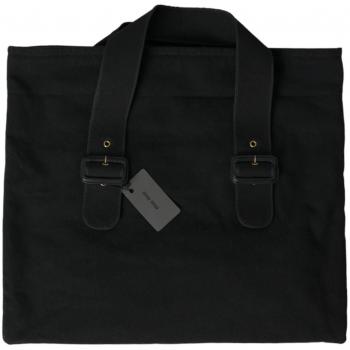 Miu Miu Everyday Chic Black Denim Tote Bag - One Size