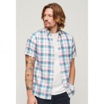 Camisa Superdry de cuadros ligera de manga larga