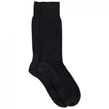 ZD ZERO DEFECTS Calcetín Corto de Lana Merino Ejecutivo - Color Negro - Talla Única