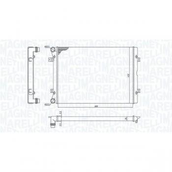 Radiador de refrigeración del motor MAGNETI MARELLI 350213196100