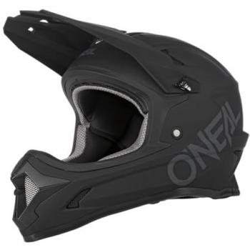 Casco de Bicicleta de Montaña O'Neal Sonus Solid DH Negro 2024 Talla L (59-60cm)