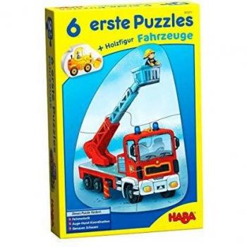 6 erste Puzzles - Fahrzeuge